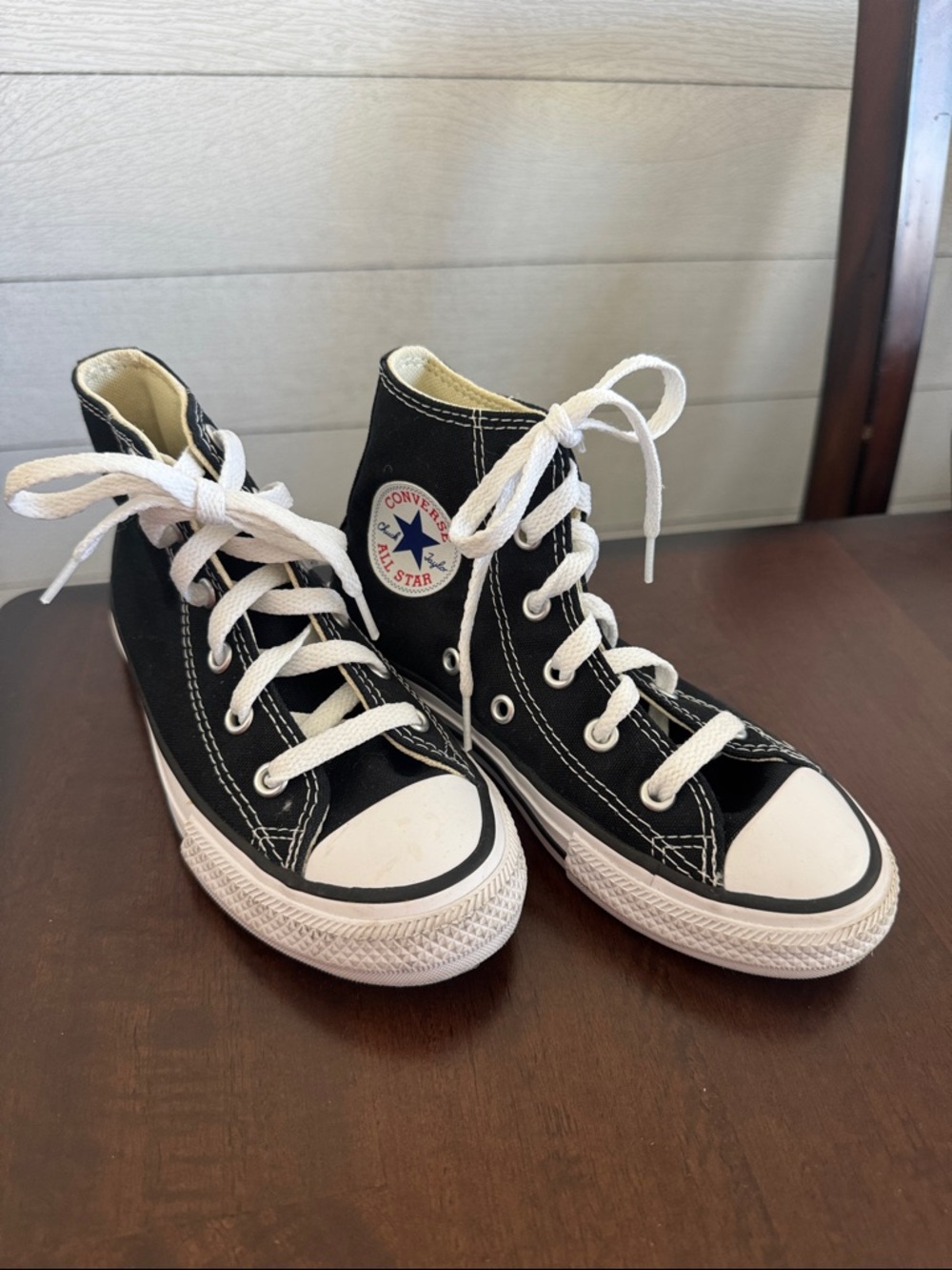 Converse Black and White High Top Sneakers